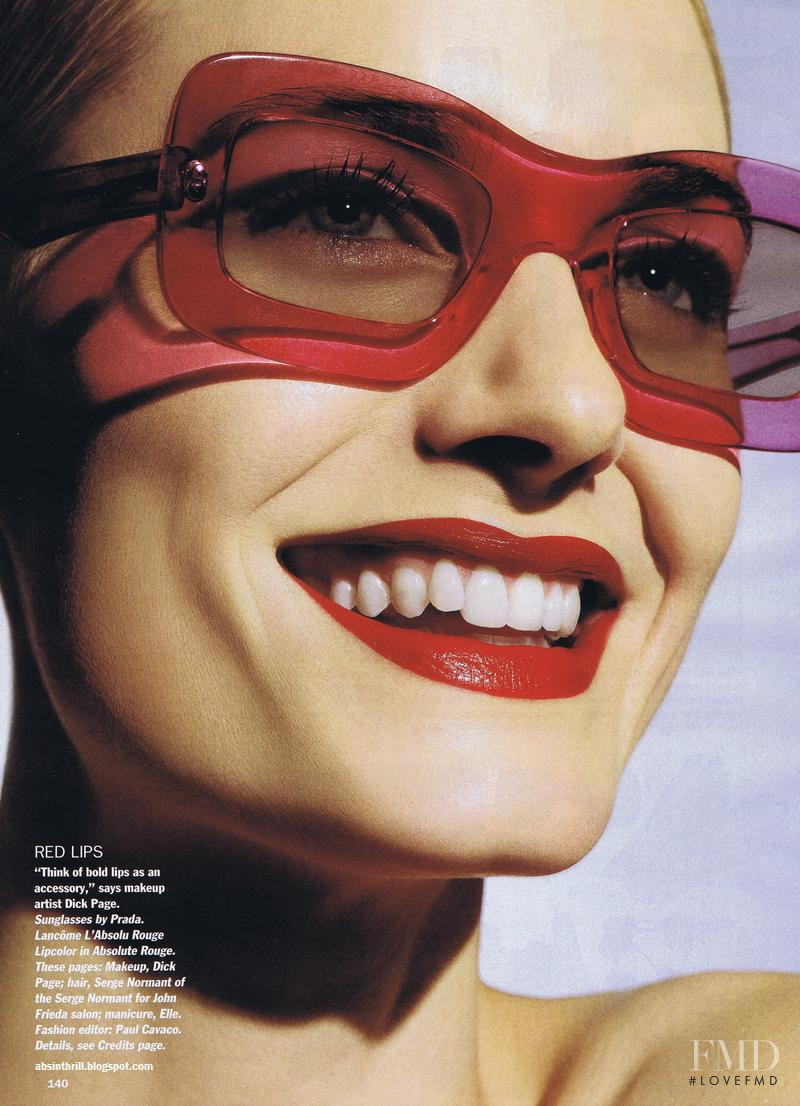 Amber Valletta featured in fresh faced, March 2010