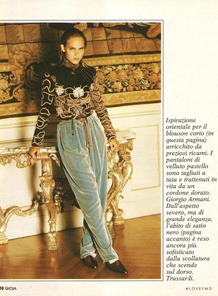 Amber Valletta featured in Le Luci Della Sera, October 1991