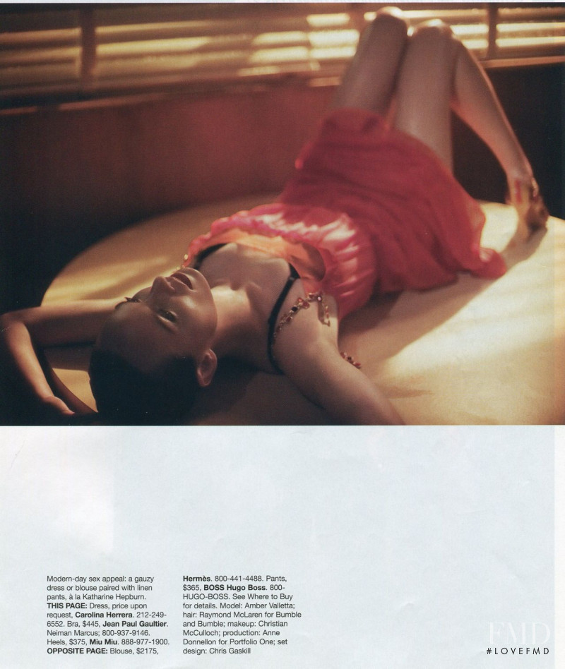 Amber Valletta featured in What\'s Sexy Now, March 2005