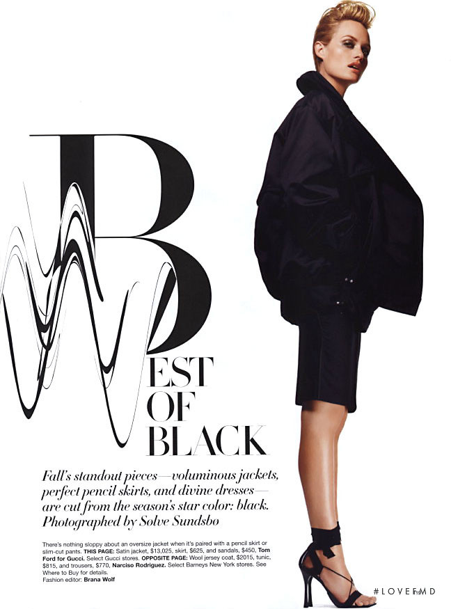 Amber Valletta featured in Best of Black, August 2002