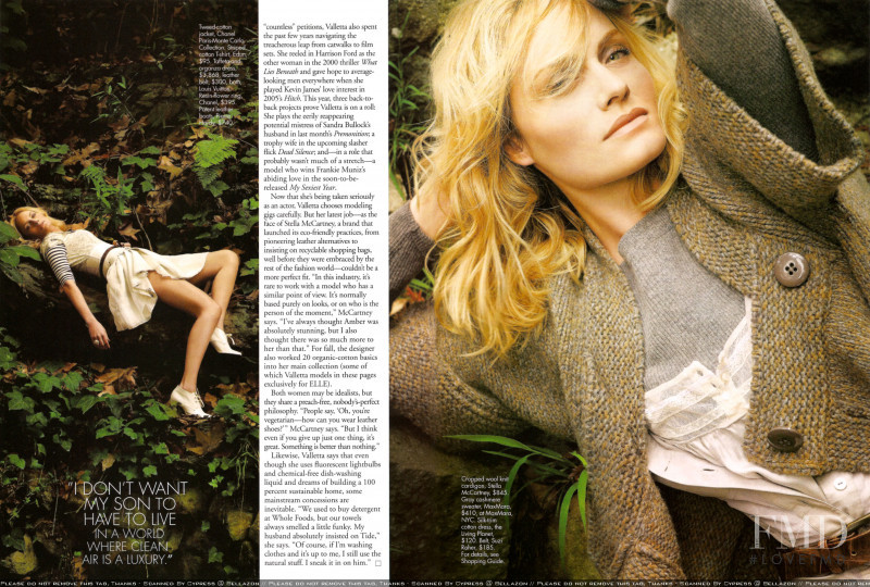 Amber Valletta featured in Force of Nature, May 2007