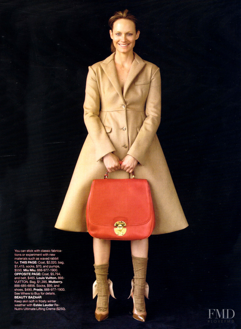 Amber Valletta featured in Coats, December 2007