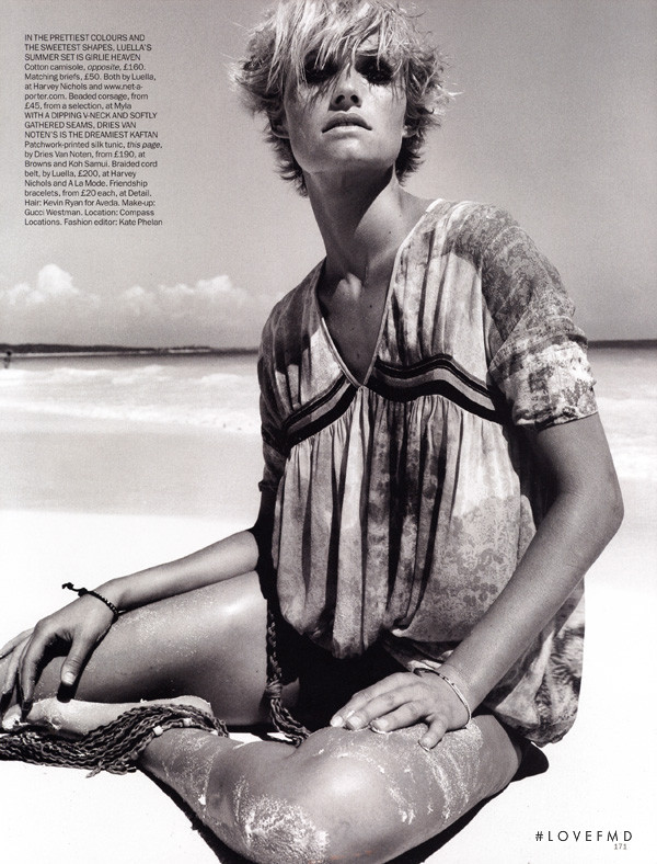 Amber Valletta featured in Summer of Love, May 2002