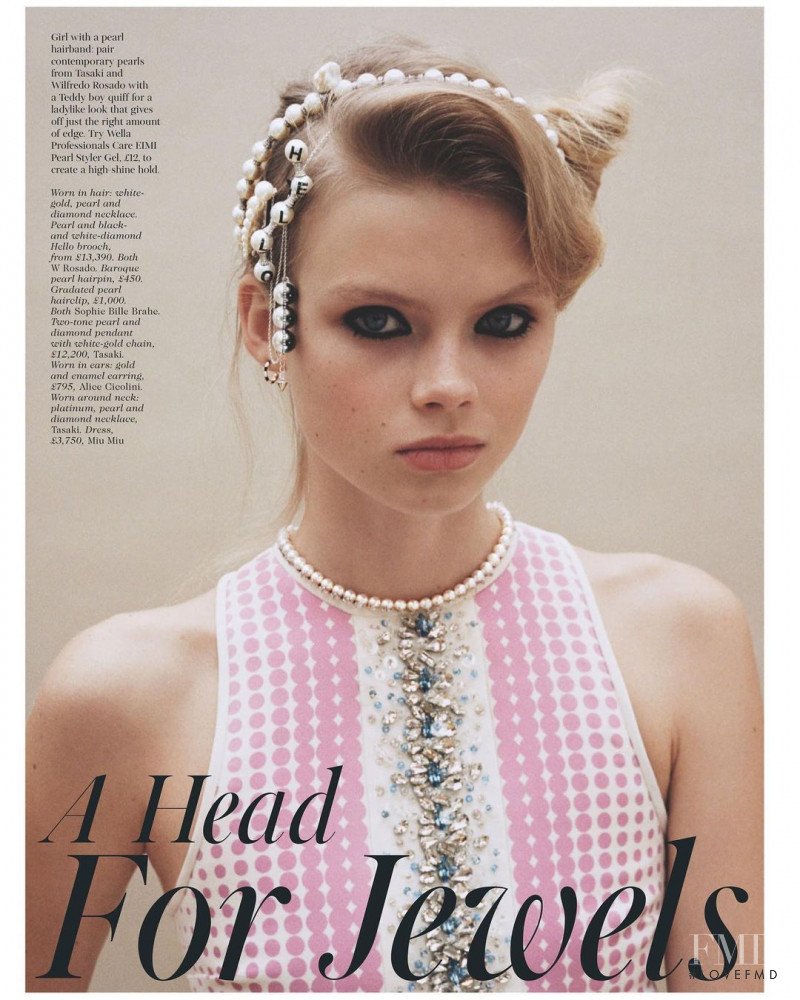 Evie Harris featured in A Head for Jewels, February 2021