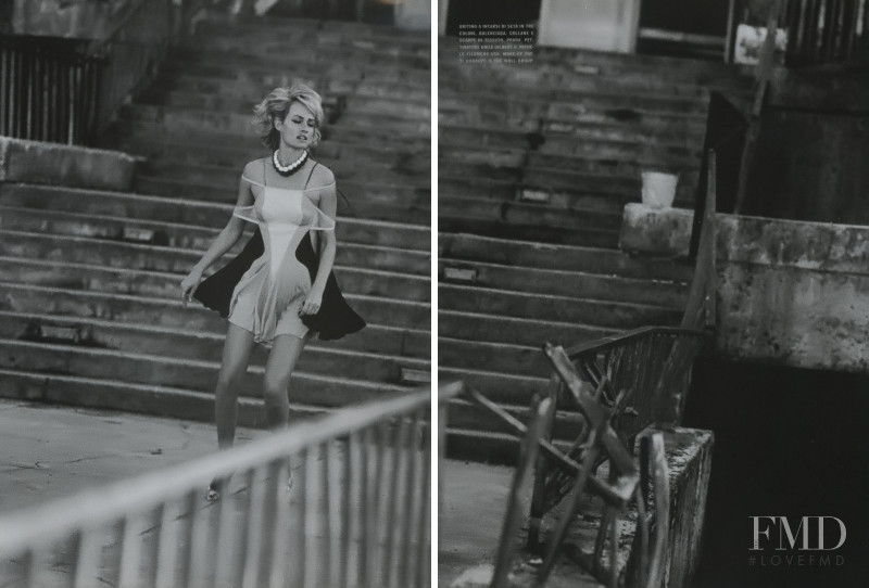 Amber Valletta featured in Psycho, April 2004