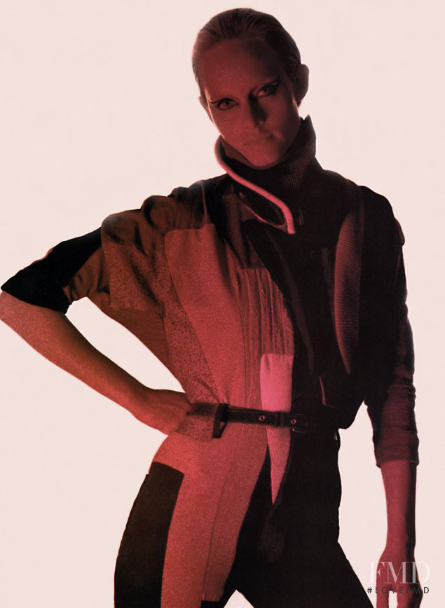 Amber Valletta featured in Techno, October 2002