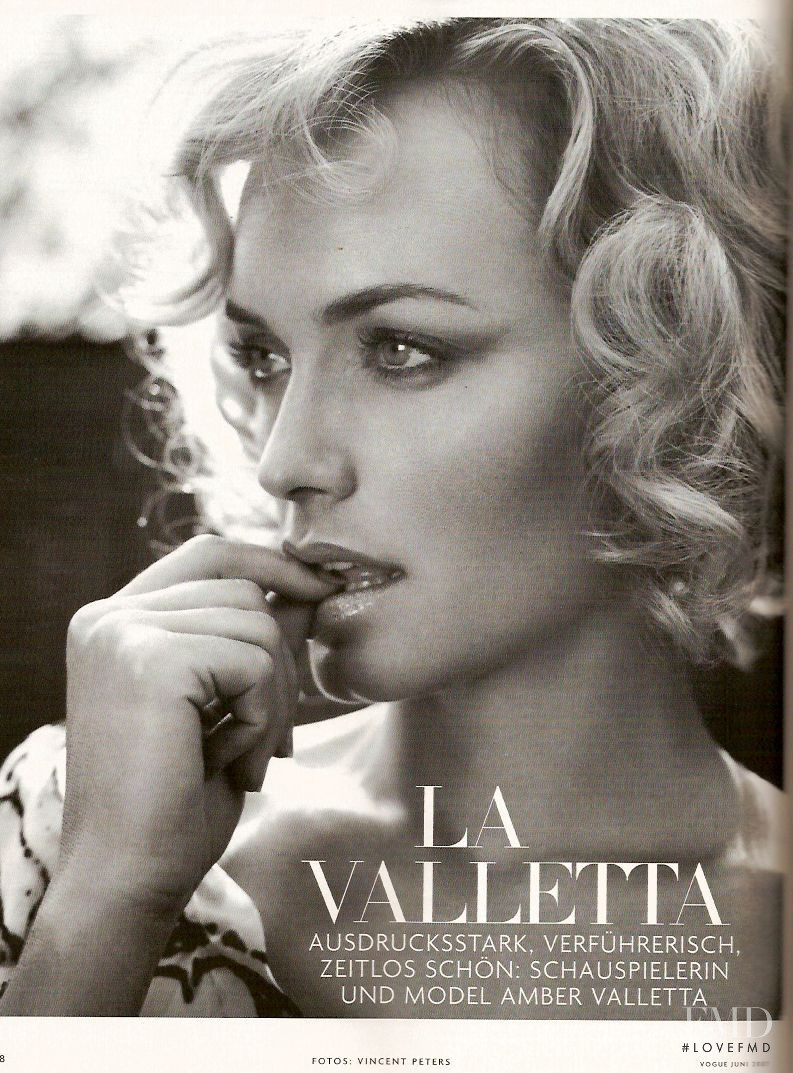Amber Valletta featured in La Valletta, June 2007