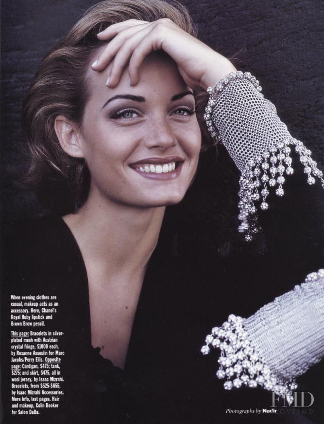 Amber Valletta featured in Lite Nights, November 1992