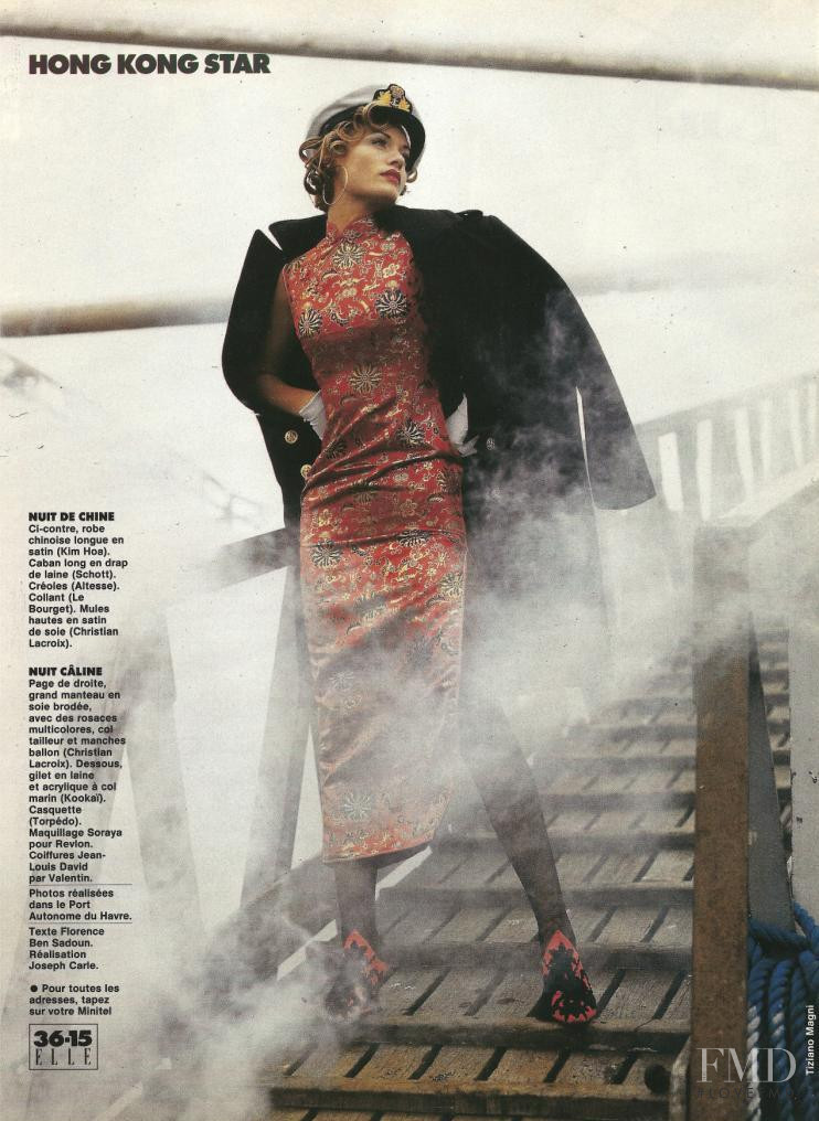 Amber Valletta featured in La Dame De Shanghai, November 1991