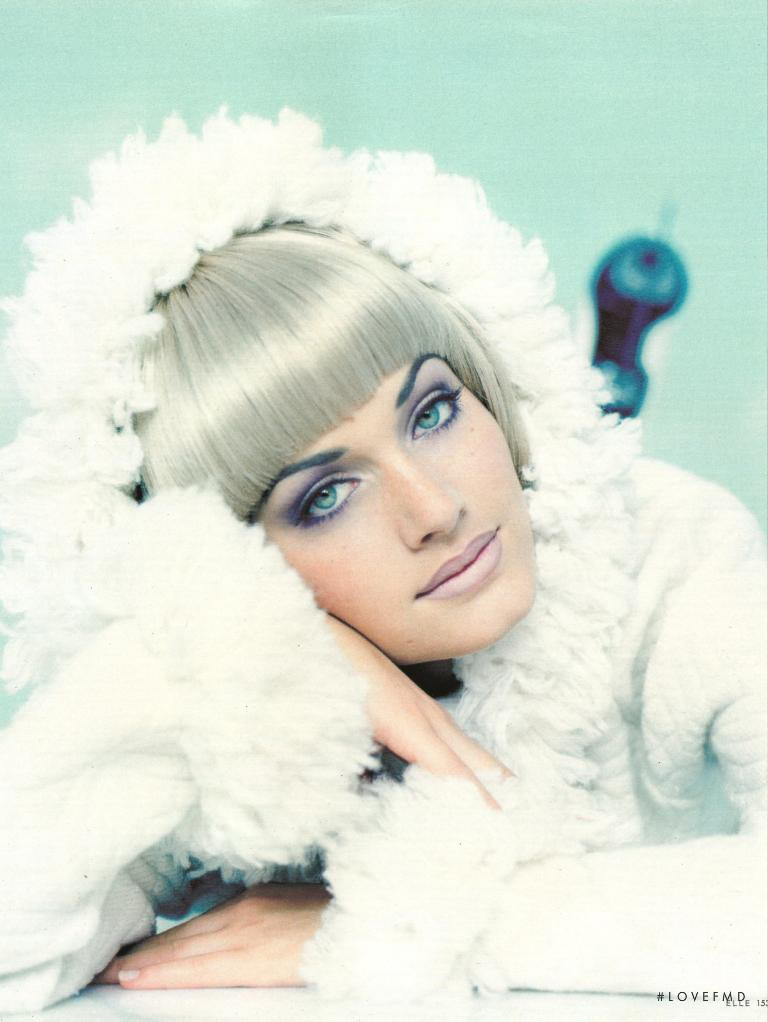 Amber Valletta featured in Weiss Wie Eis, December 1992