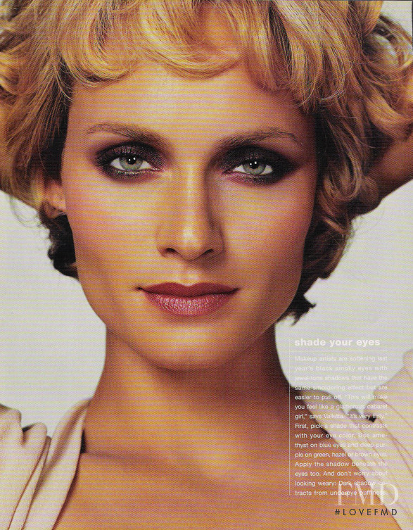 Amber Valletta featured in Beauty, October 2003