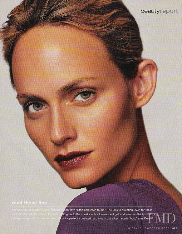 Amber Valletta featured in Beauty, October 2003