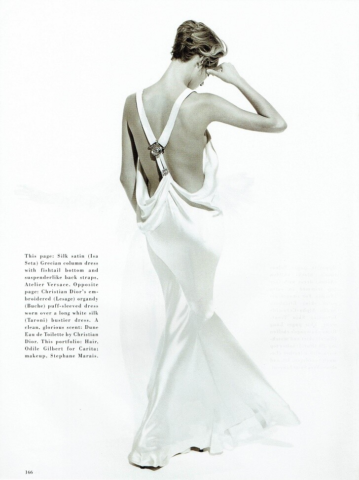 Amber Valletta featured in Paris Couture, April 1994