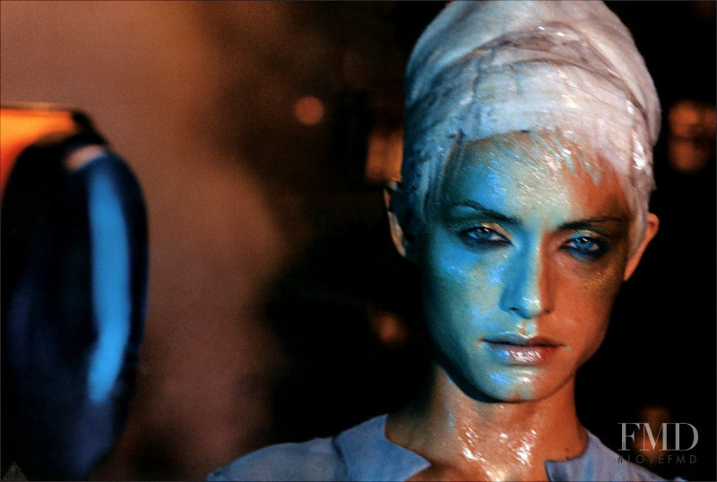 Amber Valletta featured in Pretty Alien, March 2000