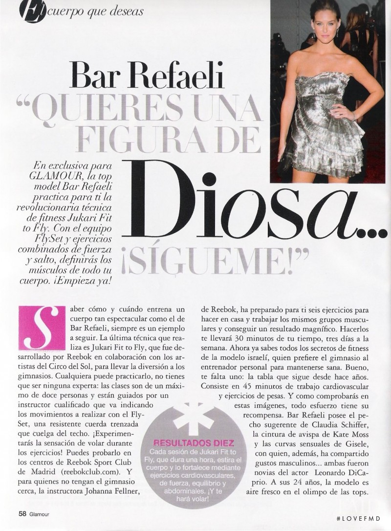 Bar Refaeli featured in "Quieres Una Figura De Diosa... !SÃ­gueme!", November 2009