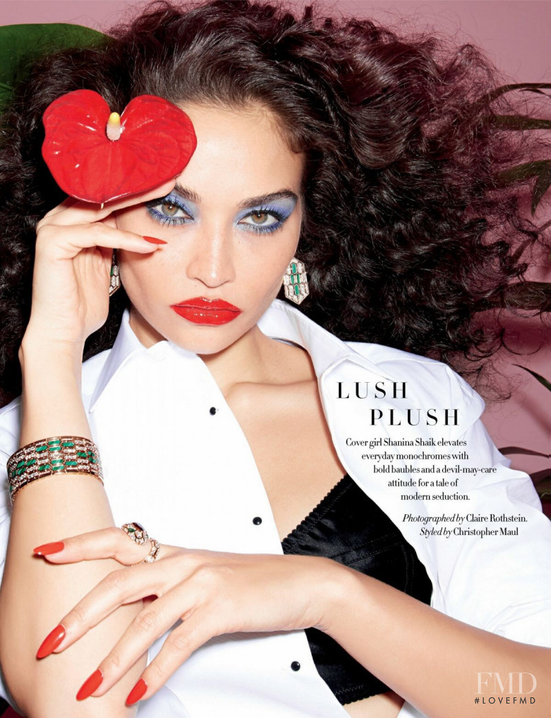 Shanina Shaik featured in Lush Plush, January 2021