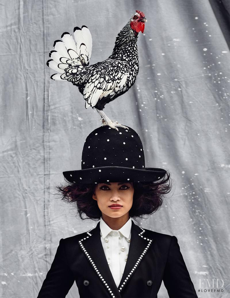 Shanina Shaik featured in Fair Play, December 2014