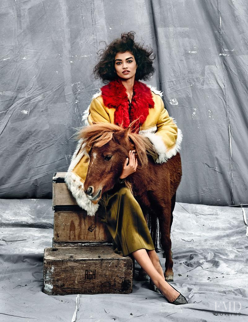 Shanina Shaik featured in Fair Play, December 2014