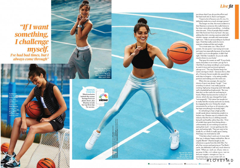 Shanina Shaik featured in Learning To Fly, October 2014