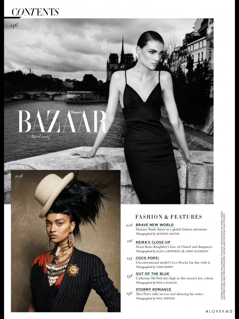 Shanina Shaik featured in The New Cool, April 2014