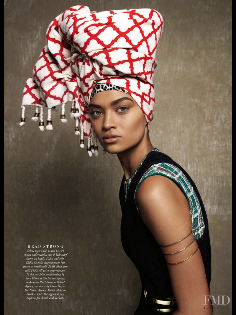 Shanina Shaik featured in The New Cool, April 2014