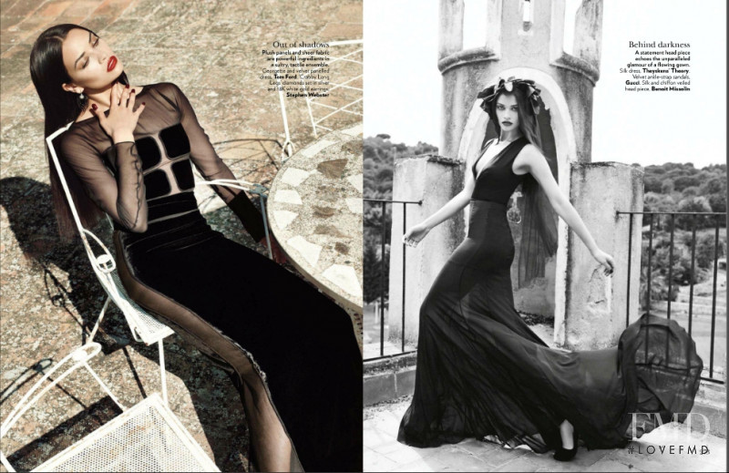 Shanina Shaik featured in A Dark Craft, December 2012