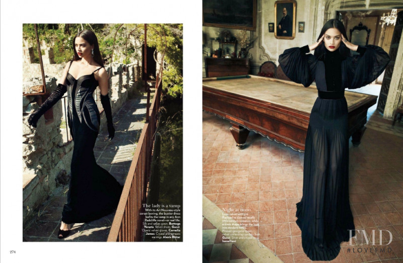 Shanina Shaik featured in A Dark Craft, December 2012