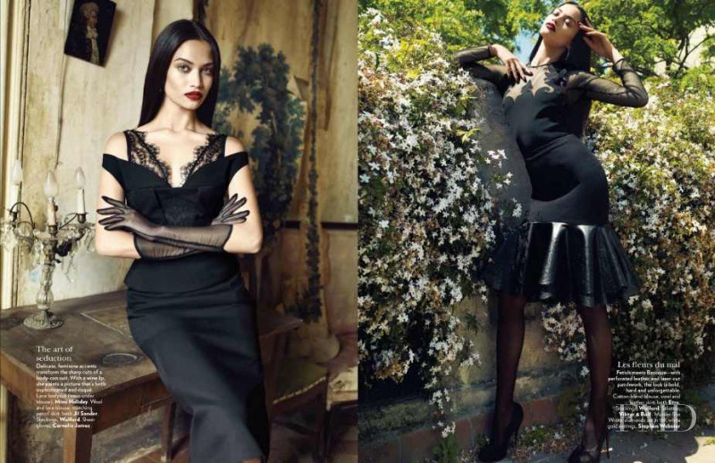 Shanina Shaik featured in A Dark Craft, December 2012