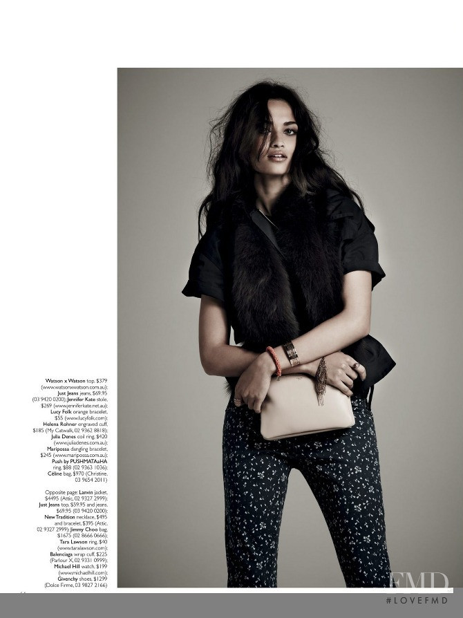 Shanina Shaik featured in On The Edge, September 2012