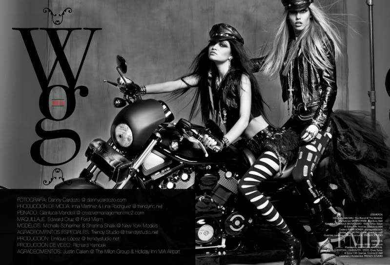 Shanina Shaik featured in Wg, July 2010