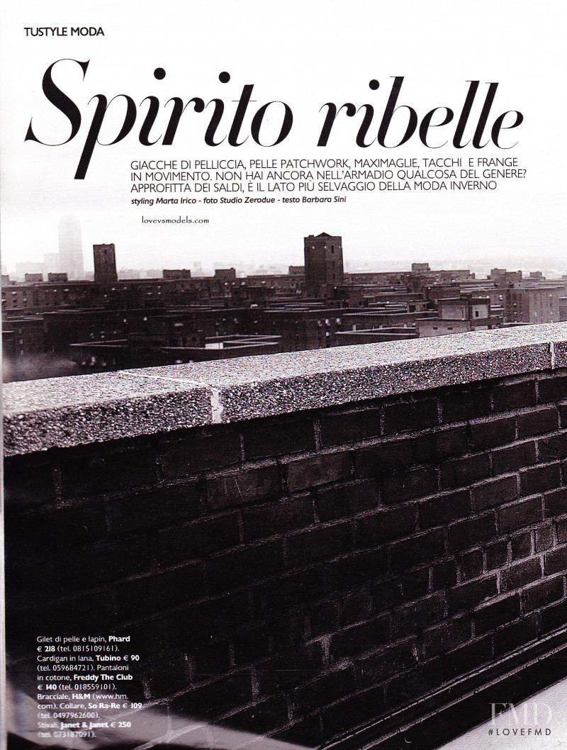 Spirito ribelle, January 2011