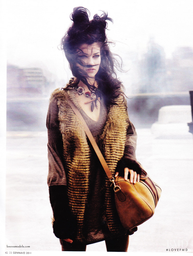 Shanina Shaik featured in Spirito ribelle, January 2011