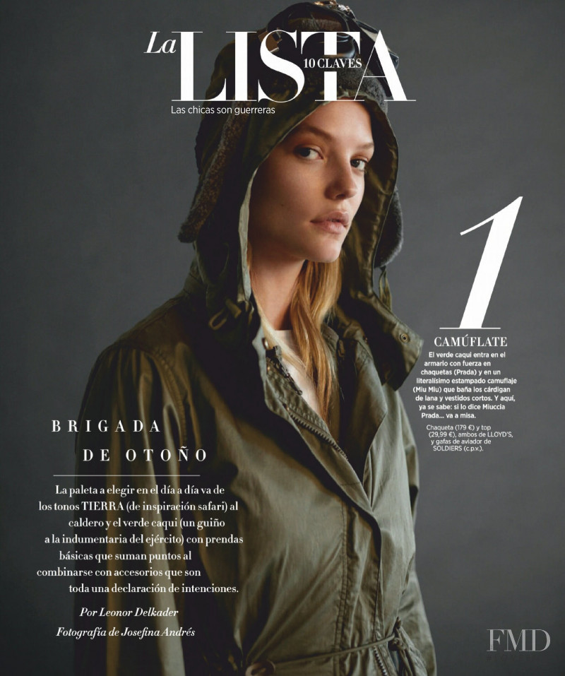 Roos Abels featured in La Lista, September 2019