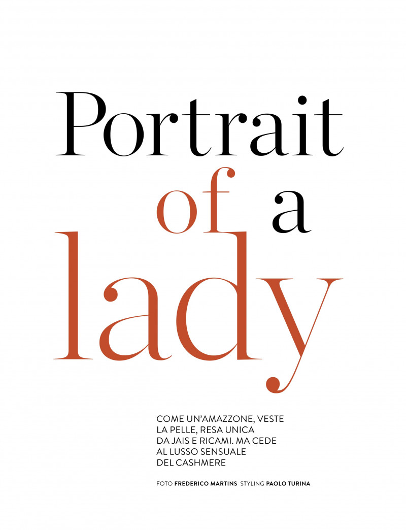 Portrait of a lady, November 2020