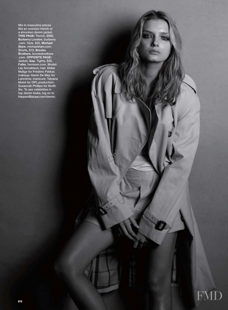 Lily Donaldson featured in Street Chic, April 2009