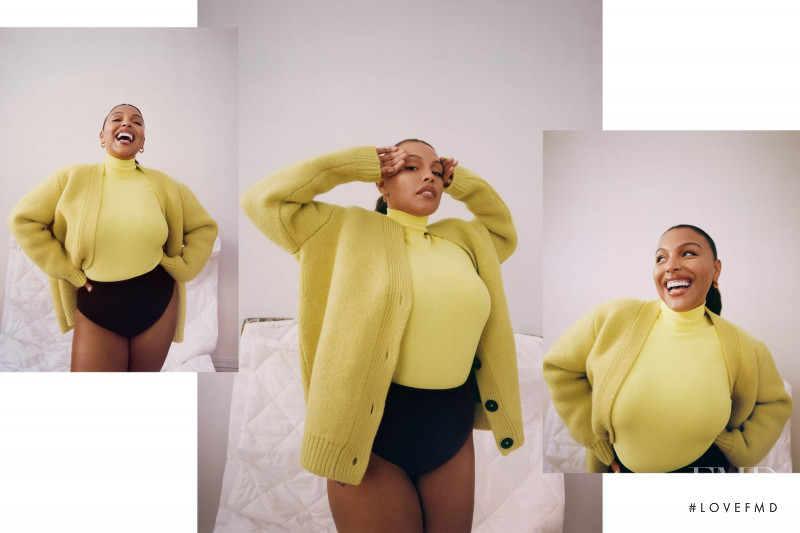 Paloma Elsesser featured in Positively Beautiful, January 2021