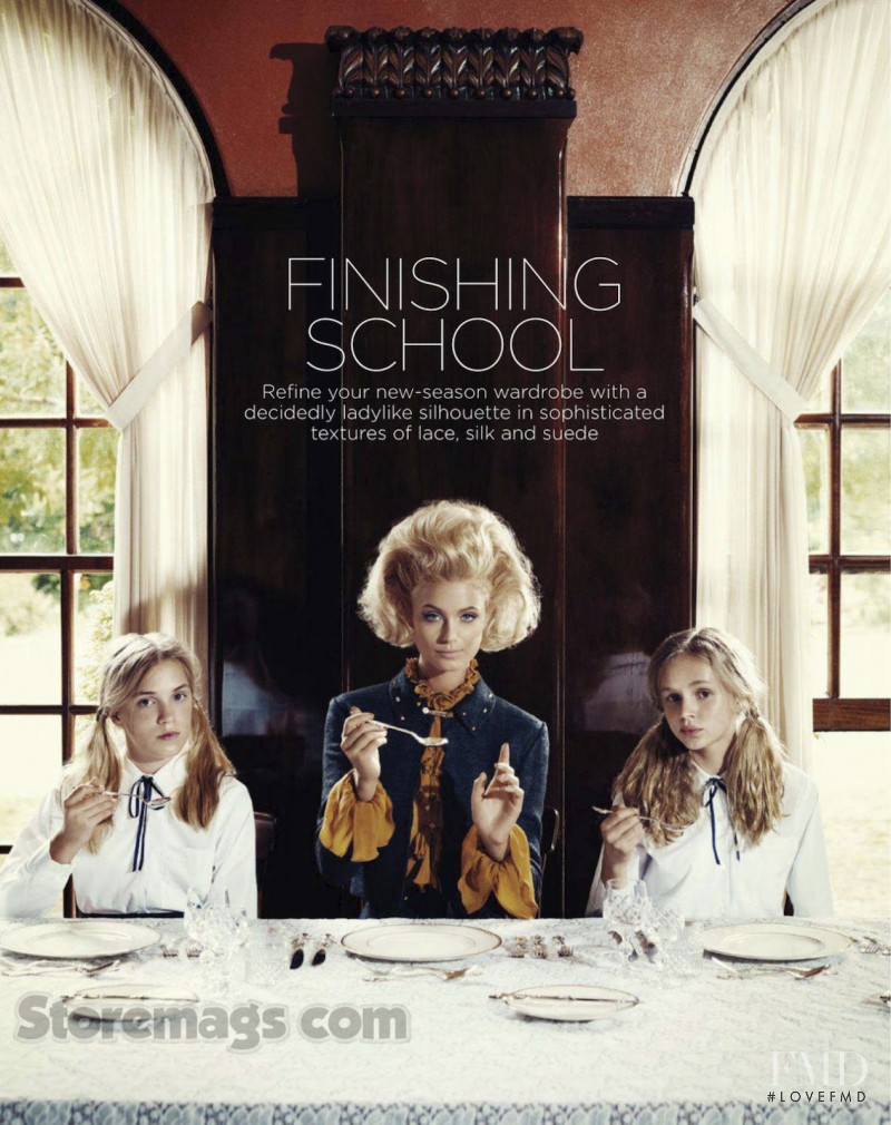 Kate Bock featured in Finishing School, March 2012