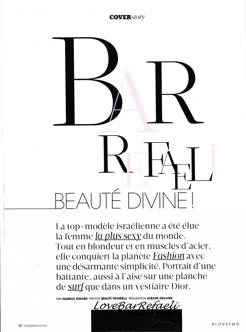 Bar Refaeli Beauté Divine!, June 2012