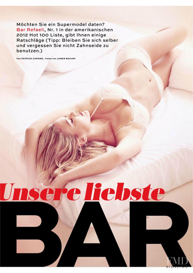 Bar Refaeli featured in Unsere liebste Bar, September 2012