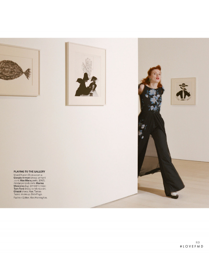 Karen Elson featured in Creativity In Motion, March 2021