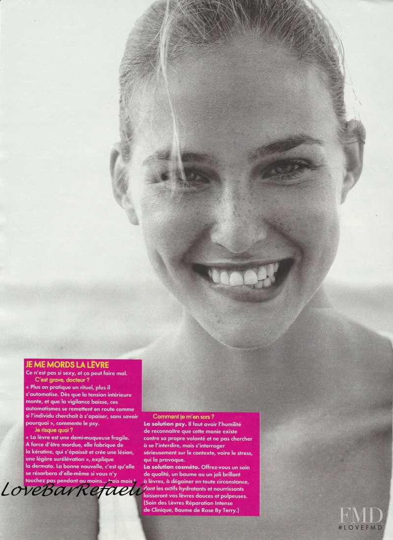 Bar Refaeli featured in S.O.S. Tocs De Beauté, July 2006