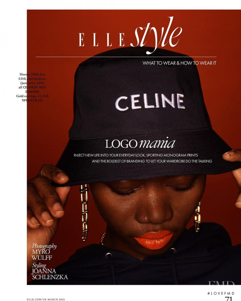 Omoh Momoh featured in Elle Style, March 2021