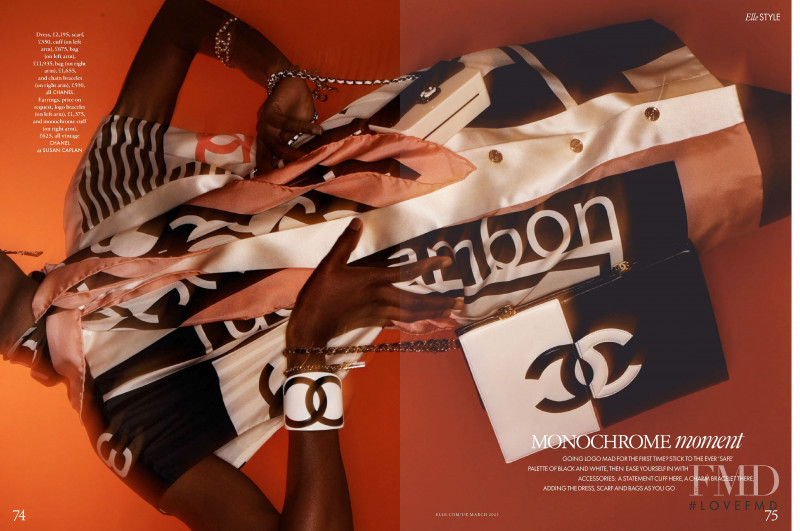 Omoh Momoh featured in Elle Style, March 2021