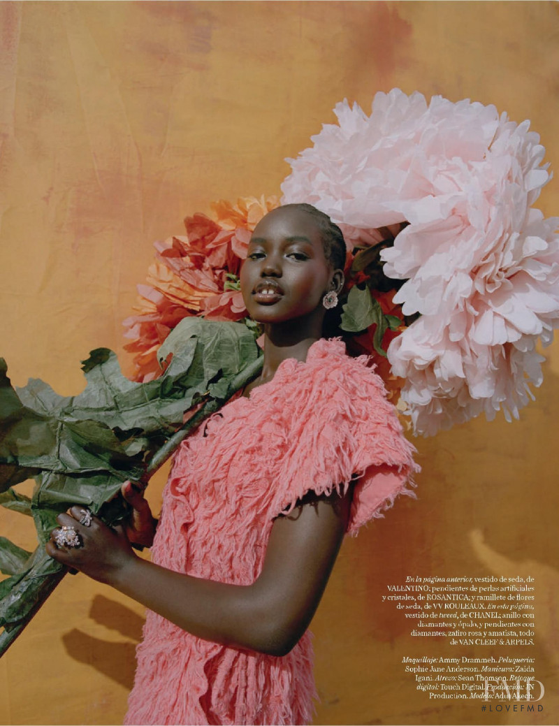 Adut Akech Bior featured in Ave Del Paraiso, February 2021