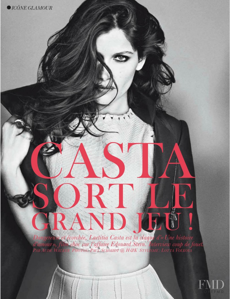 Laetitia Casta featured in Casta Sort Le Grand Jeu!, February 2013
