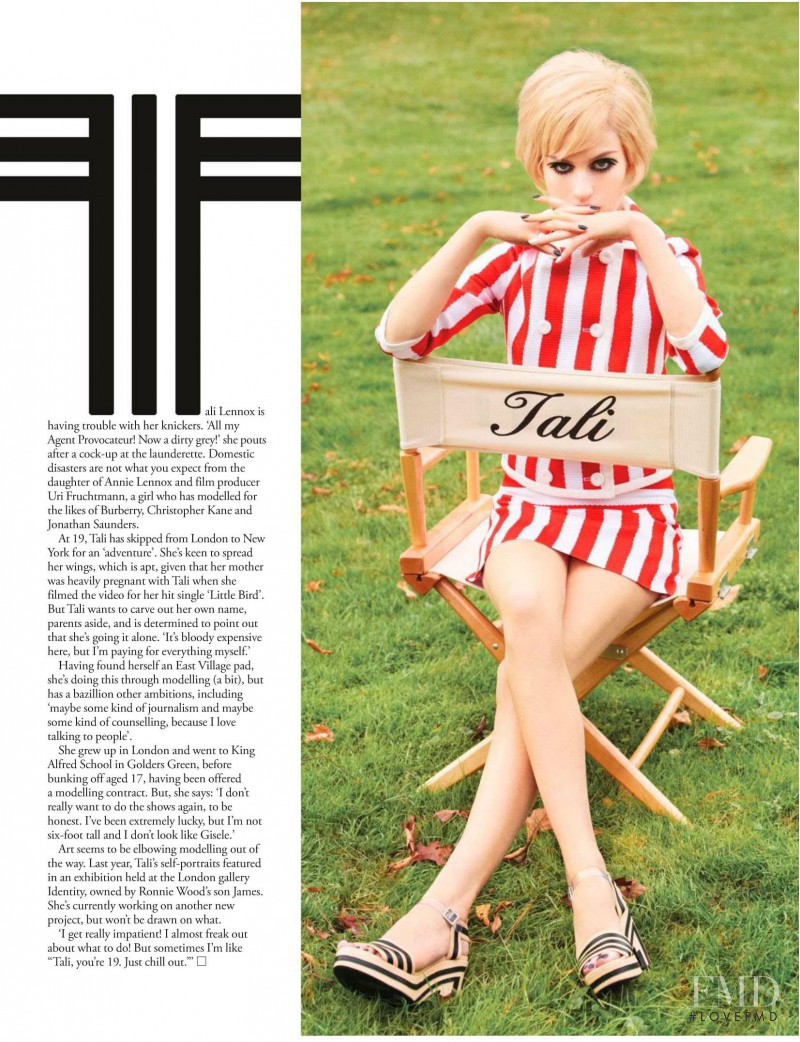 Tali Lennox featured in Picture This, February 2013