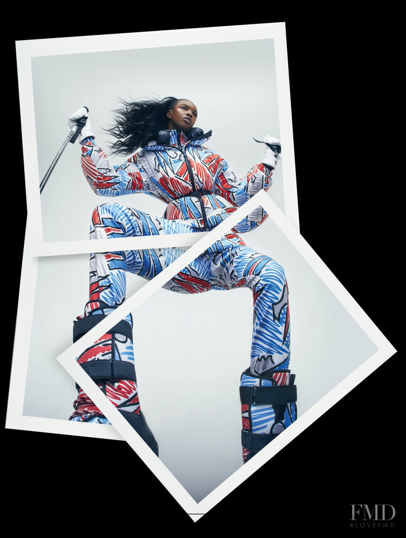 Leomie Anderson featured in Ski-Fi, December 2020