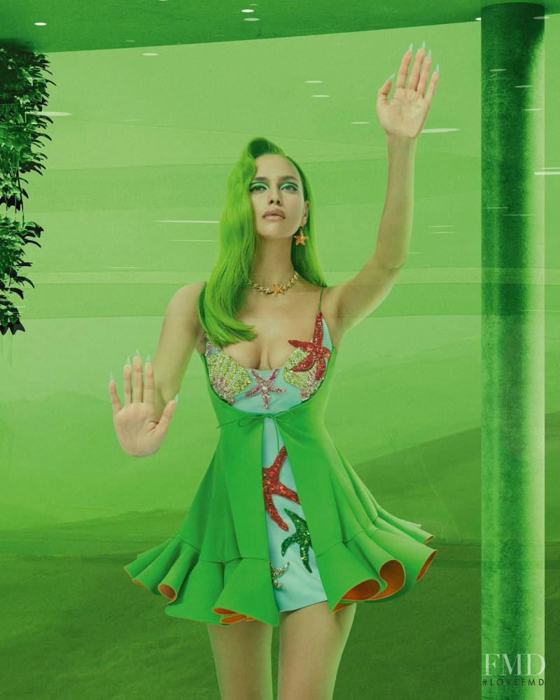 Irina Shayk featured in Neon Demon, March 2021