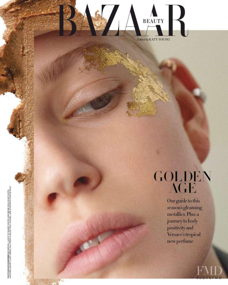 Ola Rudnicka featured in Beauty Bazaar: Precious Metals, April 2021