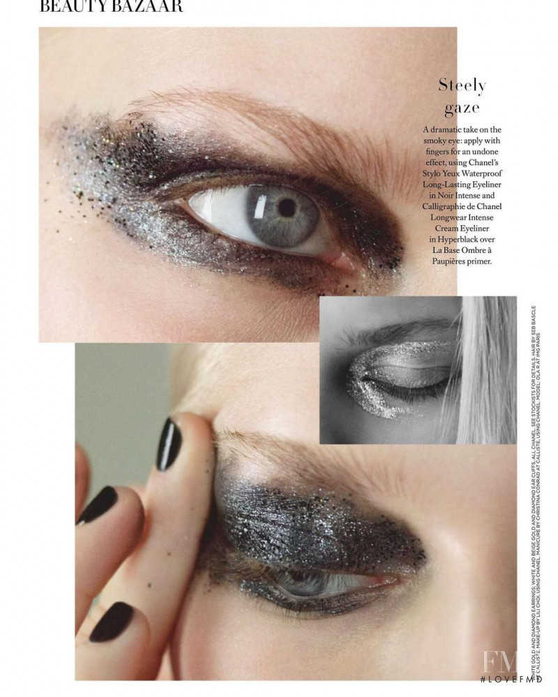 Ola Rudnicka featured in Beauty Bazaar: Precious Metals, April 2021